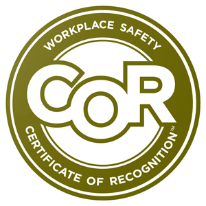 Workplace safety certificate of recognition